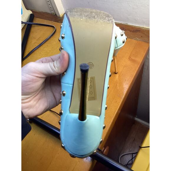 WET SEAL Women's Peep Toe Slip On Stiletto Heels Shoes Size 7 - Picture 6 of 7